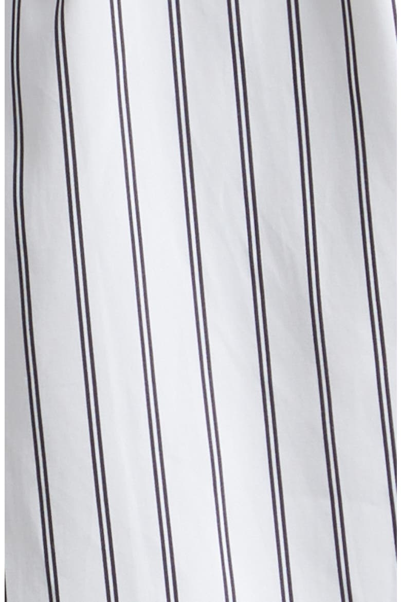 Classic Fit Stripe Cotton Poplin Button-Up Shirt, Alternate, color, OFF WHITE/ BLACK