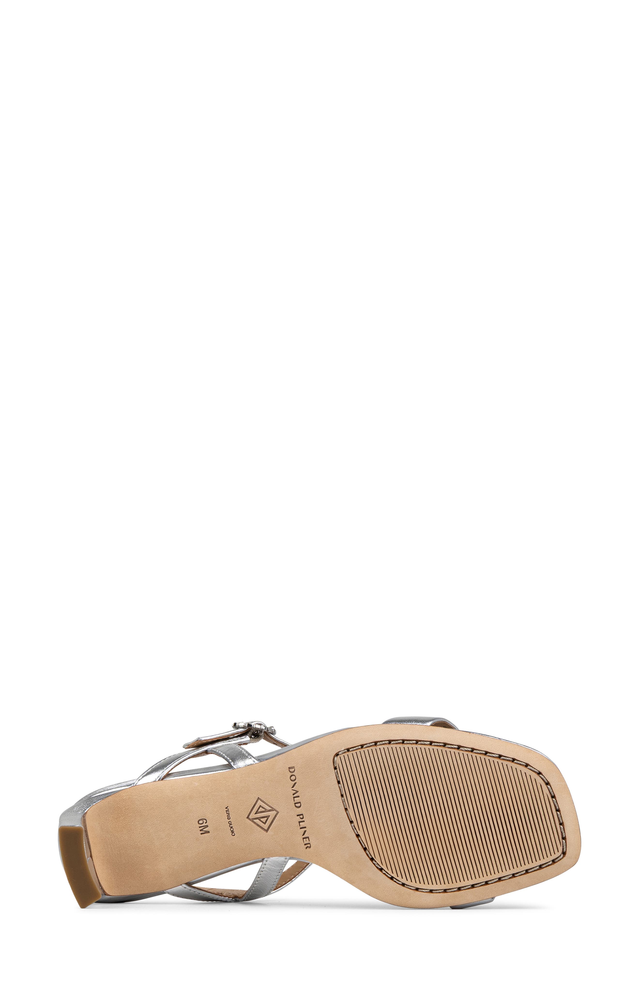 Block Heel Sandal, Alternate, color, SILVER