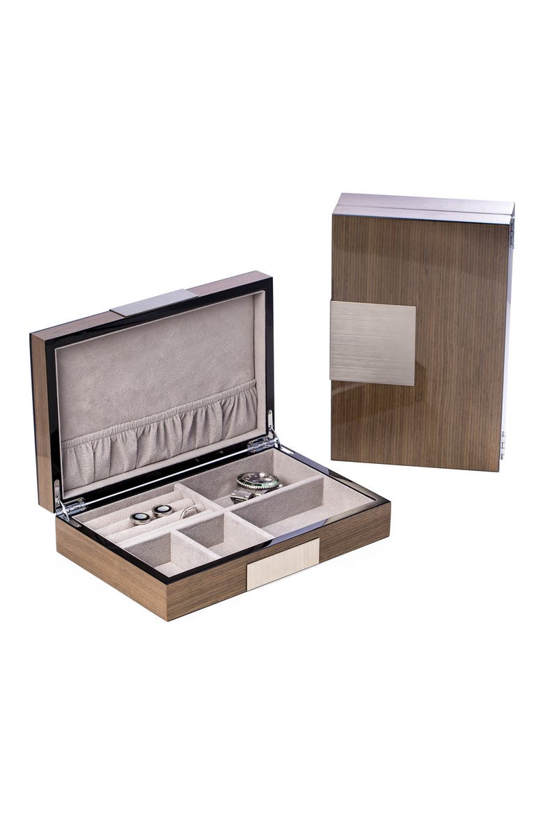 Valet Storage Box, Alternate, color, BROWN