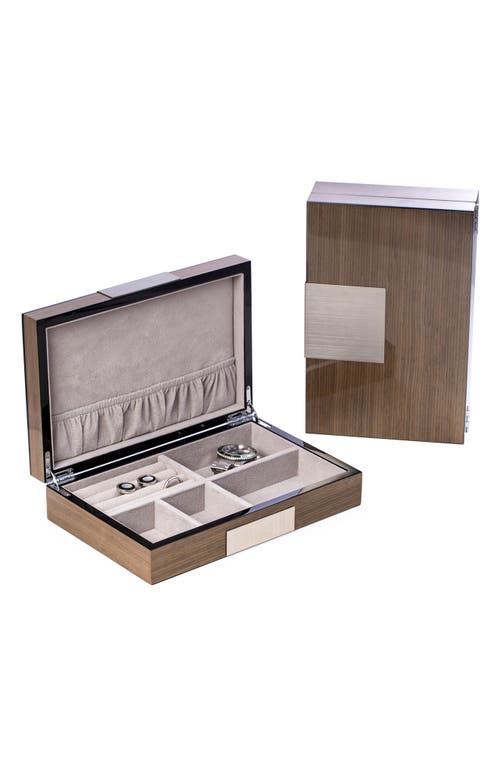Bey-berk Valet Storage Box In Brown