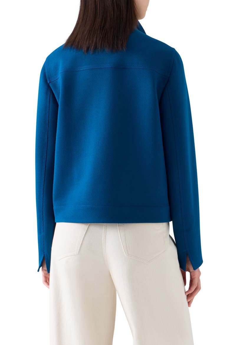 Wool Tricotine Utility Jacket, Alternate, color, URANUS