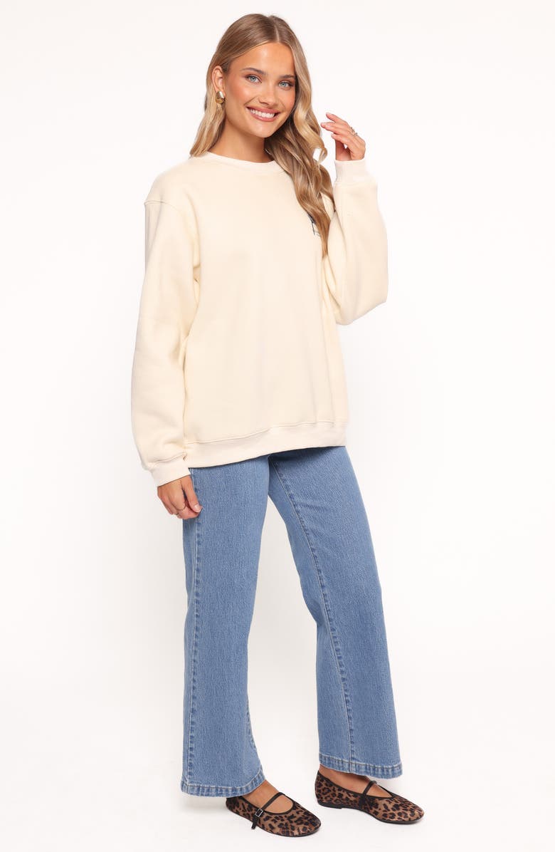 Petal & Pup Flower Market Graphic Sweatshirt, Alternate, color, Cream