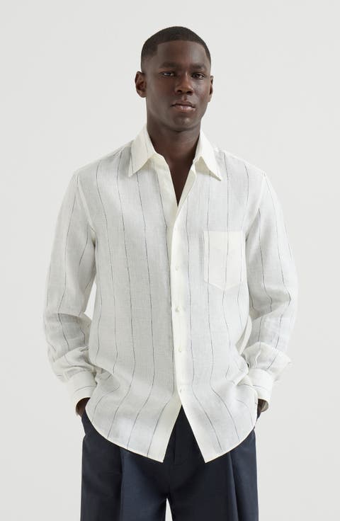 Shirt with chest pocket