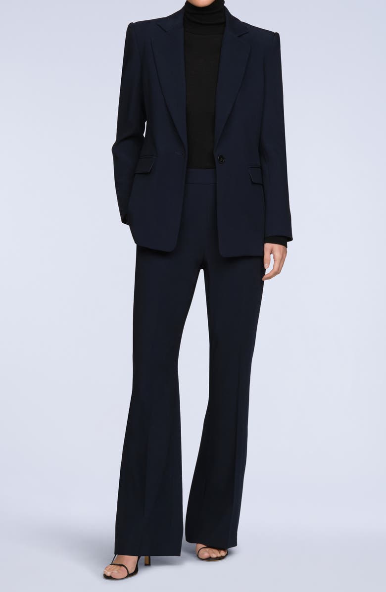 BCBGMAXAZRIA Amanda Blazer, Alternate, color, Dark Sapphire