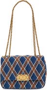 Valentino Garavani Medium Quiltie 67 Quilted Denim Shoulder Bag