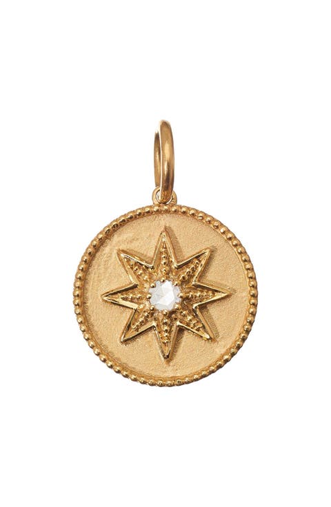 Etoile Diamond Coin Pendant