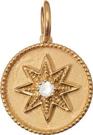 Sethi Couture Etoile Diamond Coin Pendant
