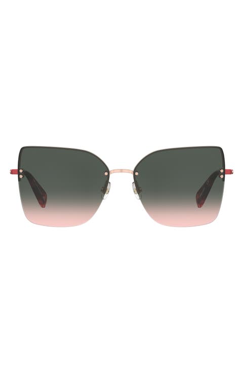 ariellags 58mm gradient cat eye sunglasses