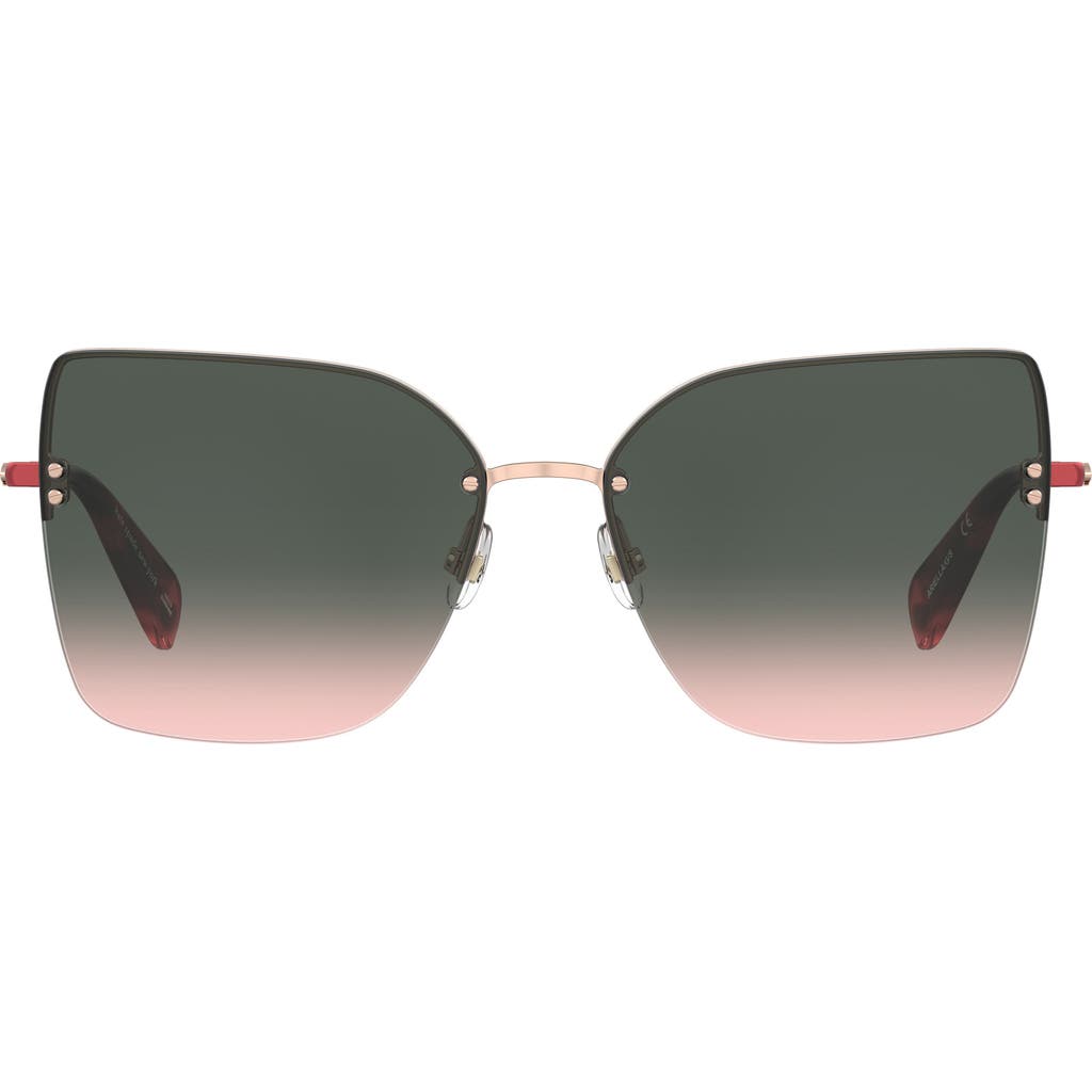 Kate Spade New York Ariellags 58mm Gradient Cat Eye Sunglasses In Multi