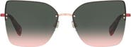 Kate Spade New York ariellags 58mm gradient cat eye sunglasses