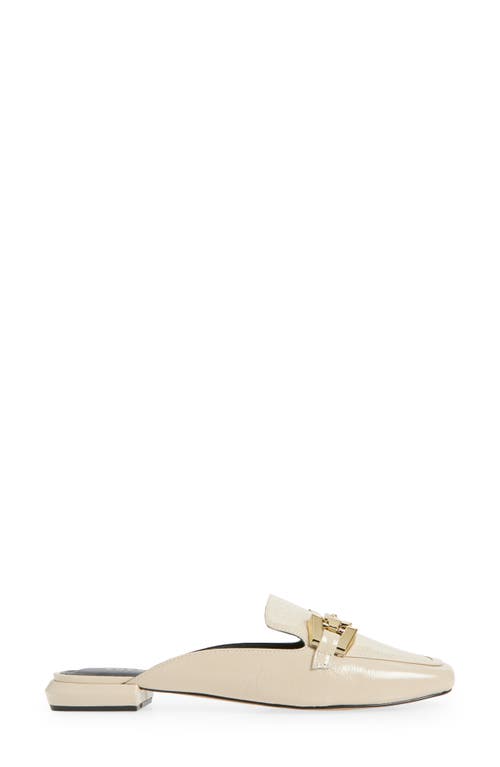 Koko + Palenki Sagee Patent Leather Mule In Neutral