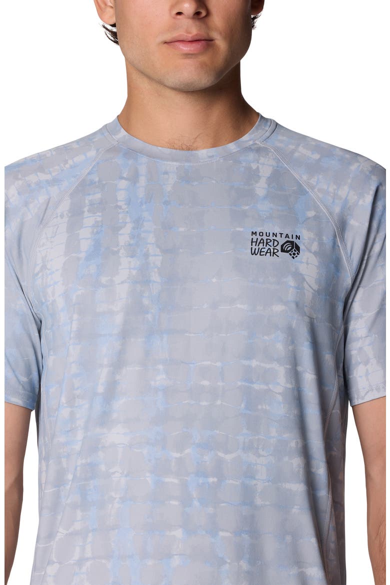 Crater Lake Performance T-Shirt, Alternate, color, GLACIAL PRISMATIC PRINT