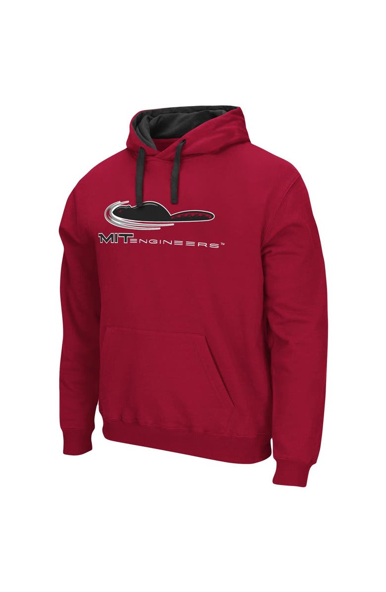 COLOSSEUM Men's Colosseum Cardinal MIT Engineers Arch & Logo 2.0 Pullover Hoodie, Alternate, color, 