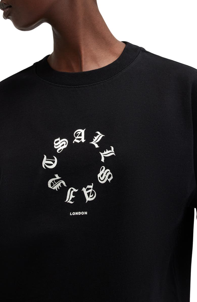 AllSaints Tieroth Amelie Cotton Graphic T-Shirt, Alternate, color, 