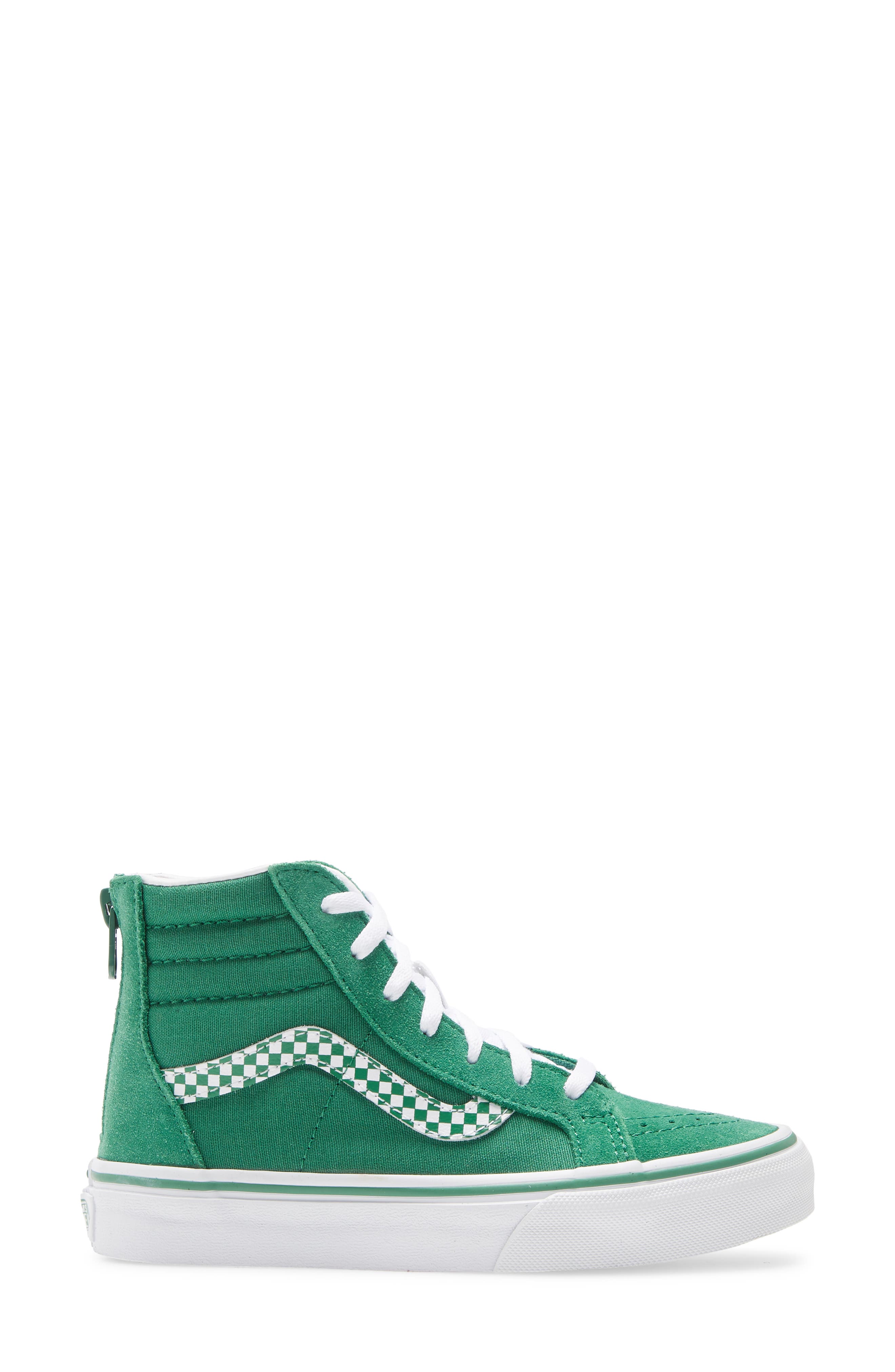 'Sk8 - Hi' Sneaker, Alternate, color, PINE GREEN/ TRUE WHITE