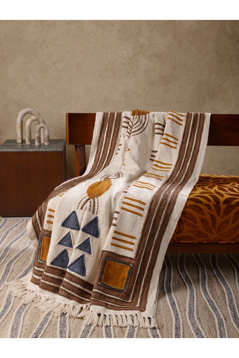 Aarya Throw Blanket 50"x60", Alternate, color, Multicolored