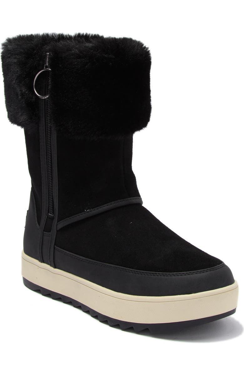 Koolaburra by UGG<sup>®</sup> Tynlee Waterproof Faux Fur Trim Boot, Main, color,