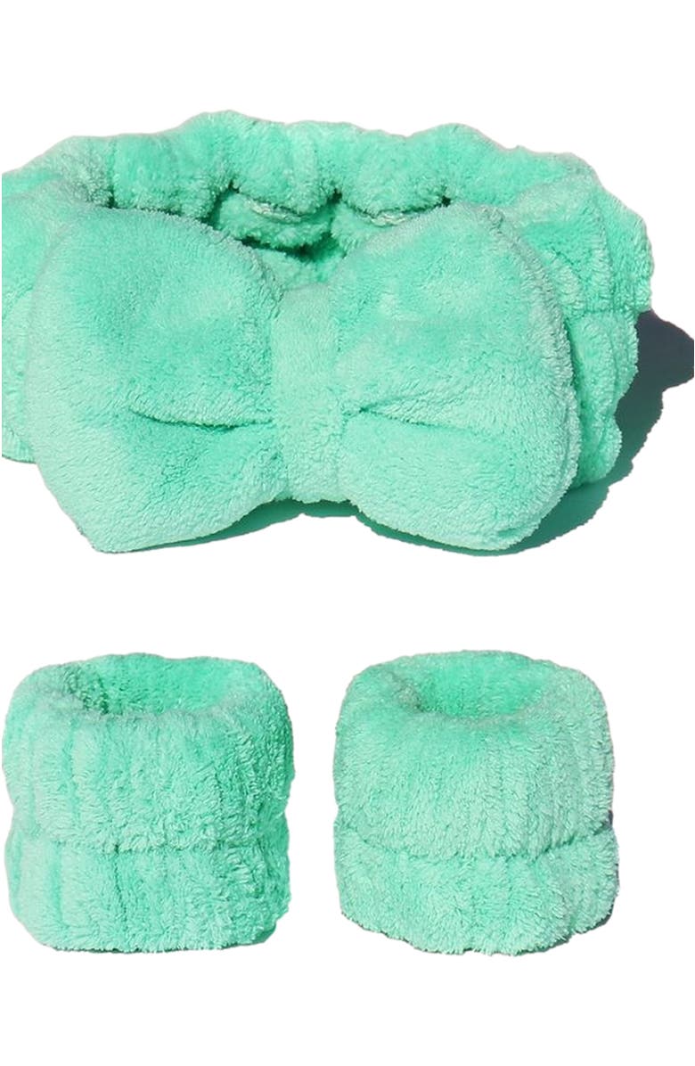 SLEEKE HAIR Let it Drip Headband and Wristbands, Alternate, color, Sand