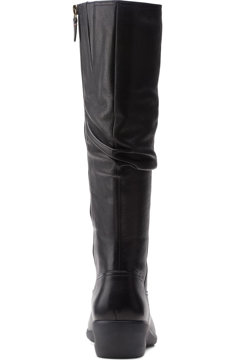 Clarks<sup>®</sup> Rosely Knee High Leather Boot, Alternate, color,