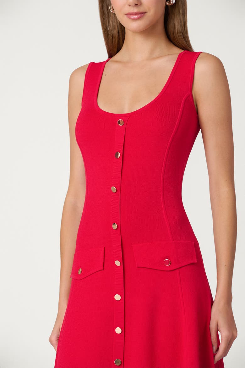 Edgemont Knit Marta Dress, Alternate, color, Cherry