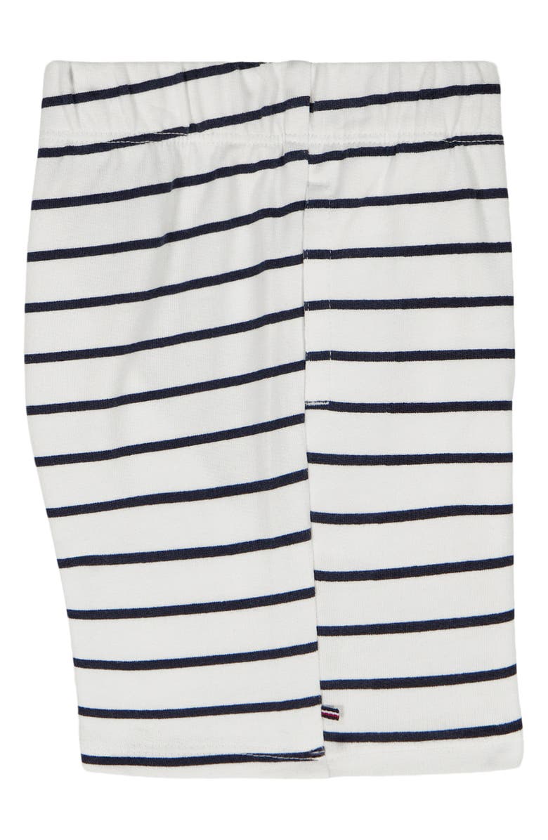 Tommy Hilfiger Stripe T-Shirt & Shorts Set, Alternate, color, White