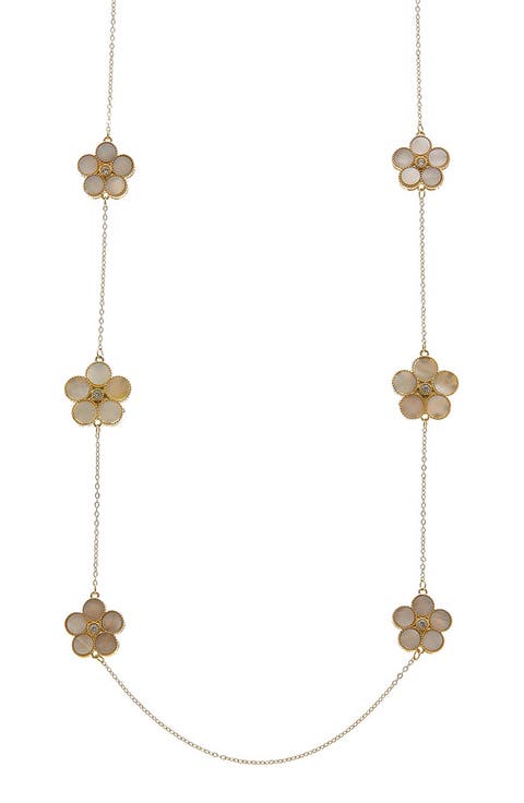 Flower Station Necklace