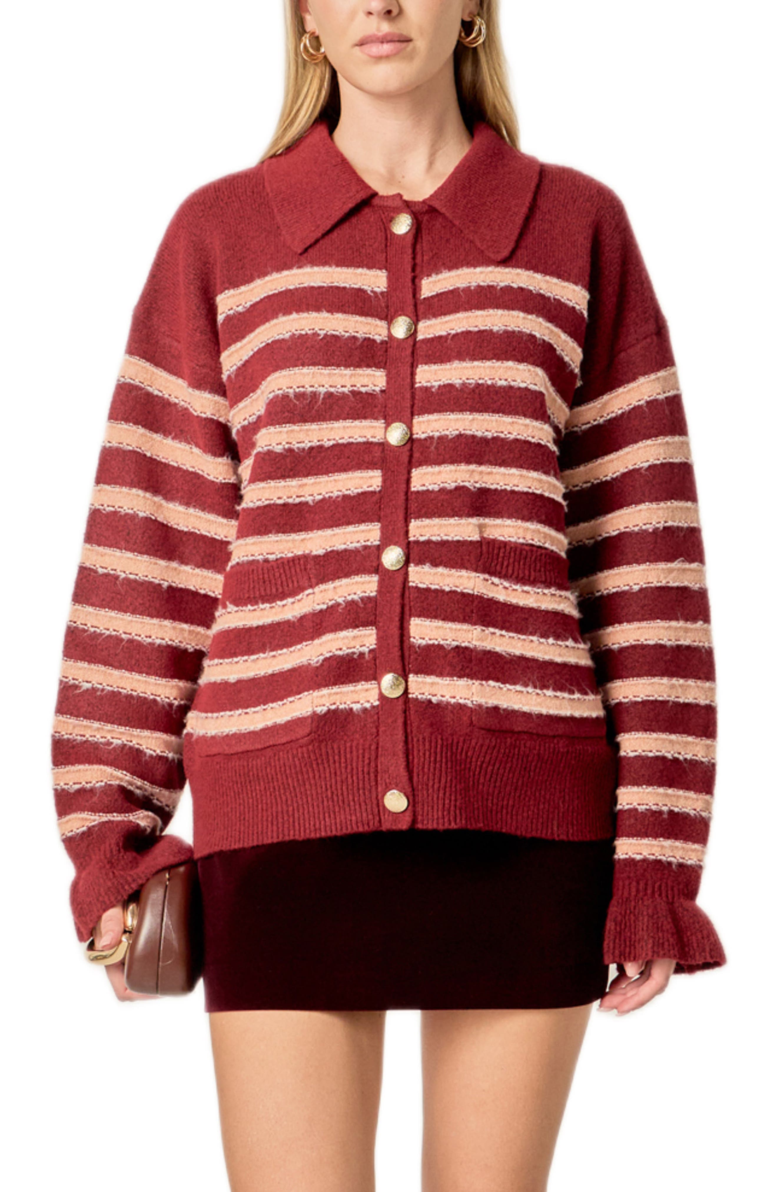 selected BURGUNDY/SALMON