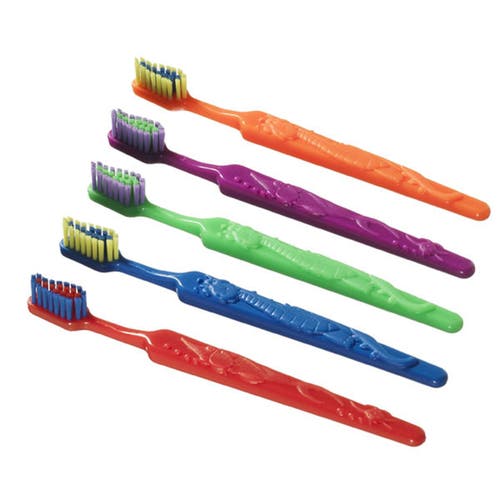Kaplan Early Learning Company Toothbrush Rack With Toothbrushes & Covers In Multi