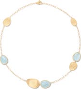 Marco Bicego Aquamarine Station Necklace