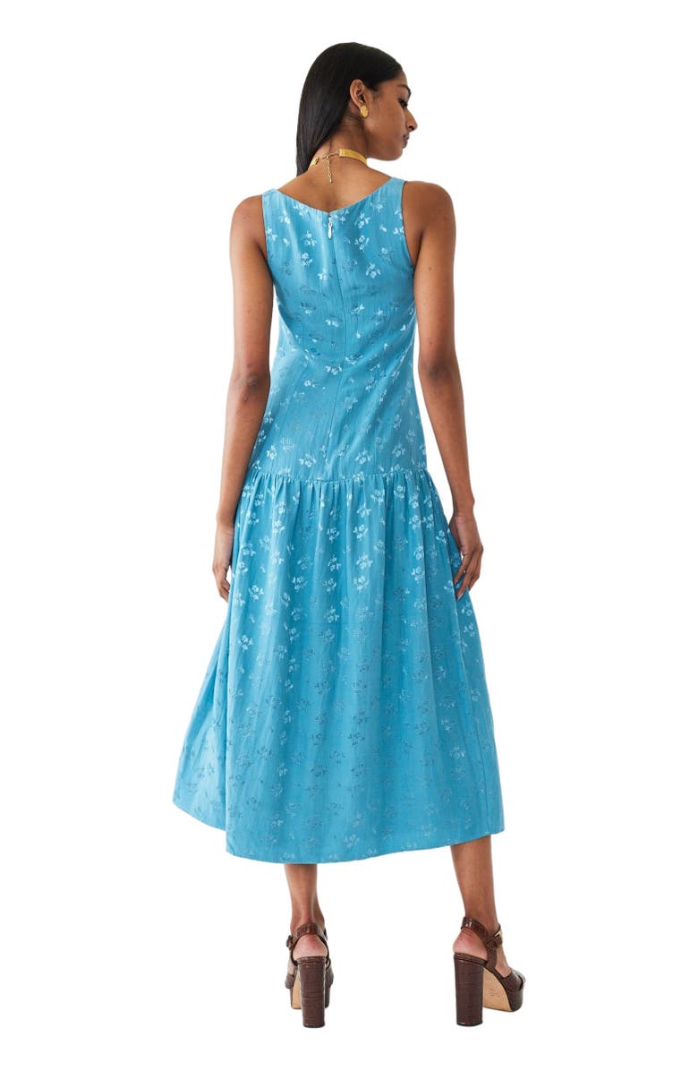 Eddy Ella Dress, Alternate, color, Frozen Blue Bouquet
