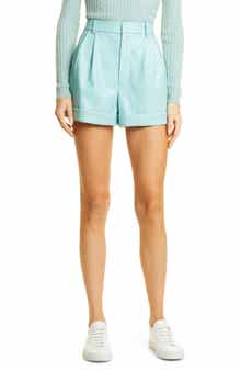 Alice + Olivia Conry Faux Leather Shorts