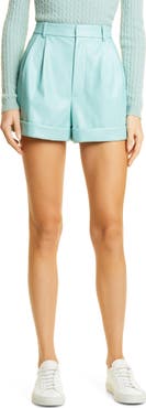 ALICE + OLIVIA Alice + Olivia Conry Faux Leather Shorts