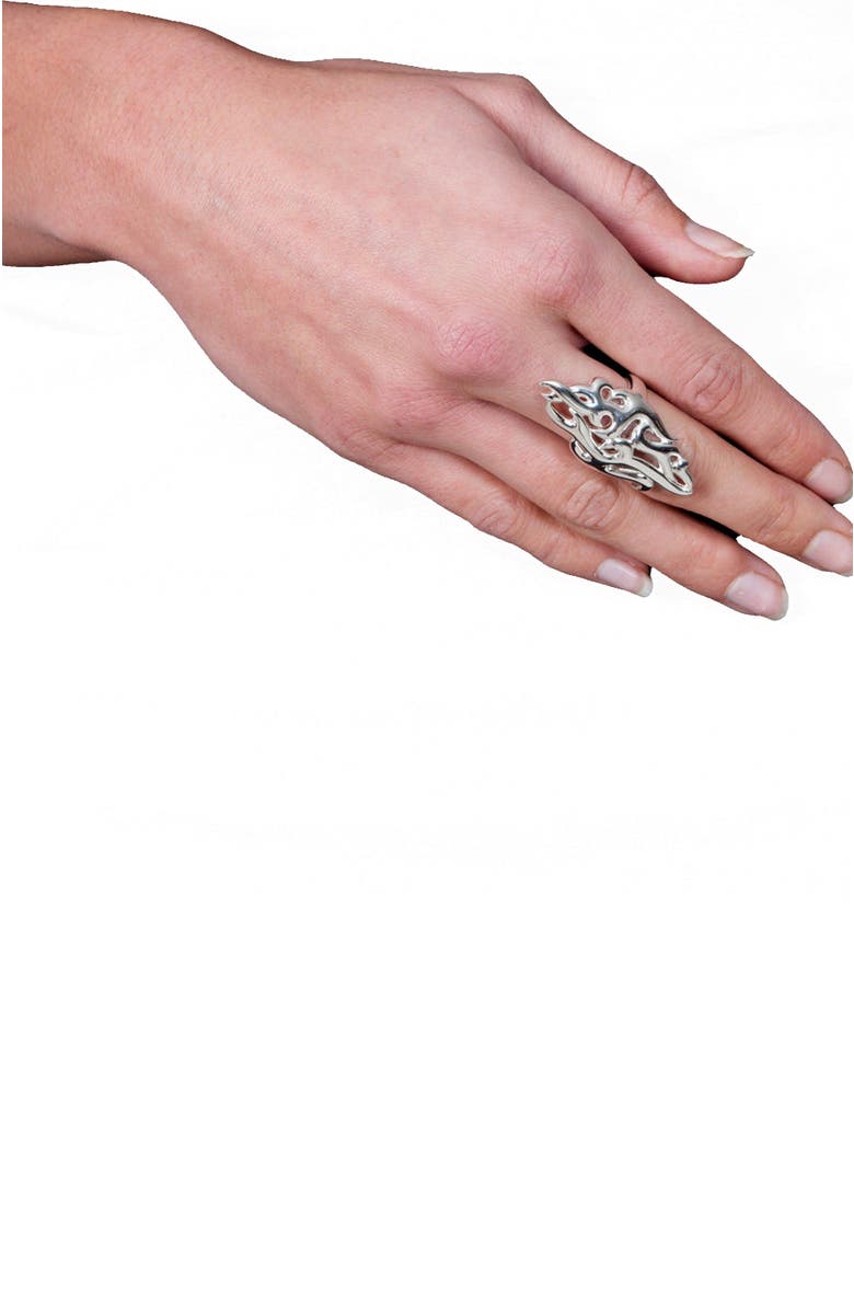 Lucy Quartermaine Elements Full Air Ring, Alternate, color, Sterling Silver