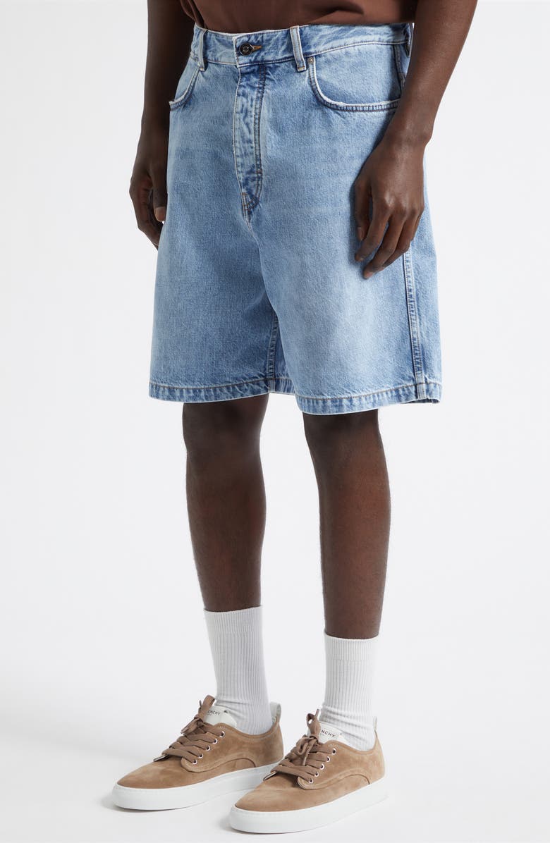 Givenchy Denim Shorts, Alternate, color, Light Blue