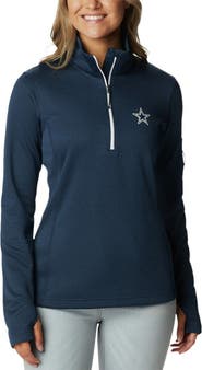 Columbia Women's Columbia Navy Dallas Cowboys Park View Omni-Wick Half-Zip Top
