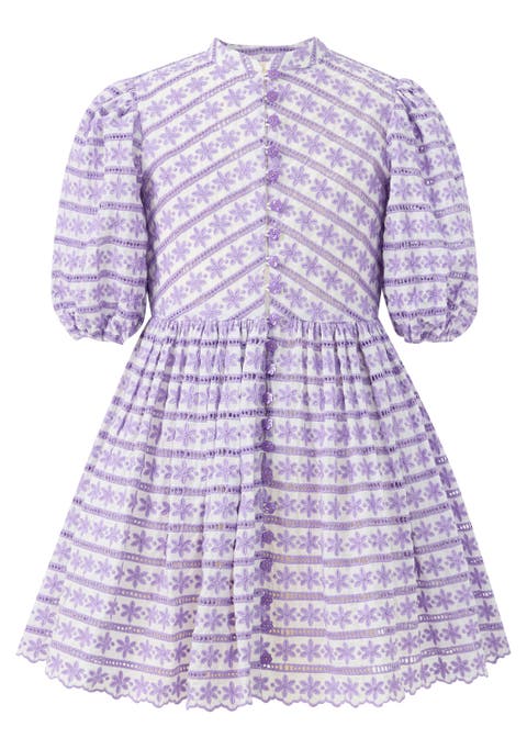 Odessa Puff Sleeve Mini Dress (Toddler, Little Kid & Big Kid)