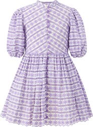 Marlo Kids Odessa Puff Sleeve Mini Dress