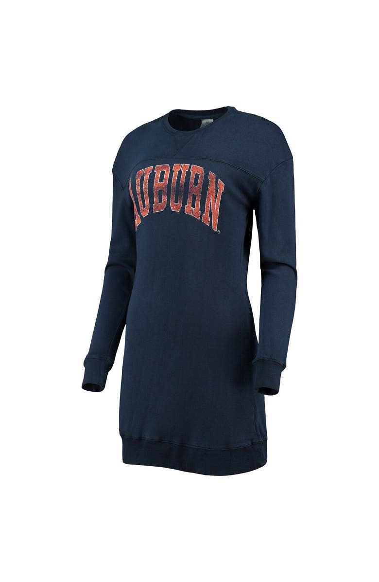 GAMEDAY COUTURE Women's Gameday Couture Navy Auburn Tigers 2-Hit Sweatshirt Dress, Alternate, color, 
