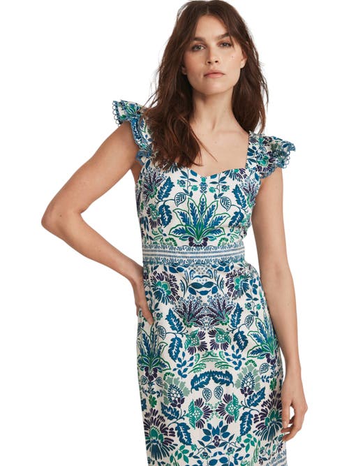 MINT VELVET MINT VELVET FLORAL PRINTED MIDI DRESS