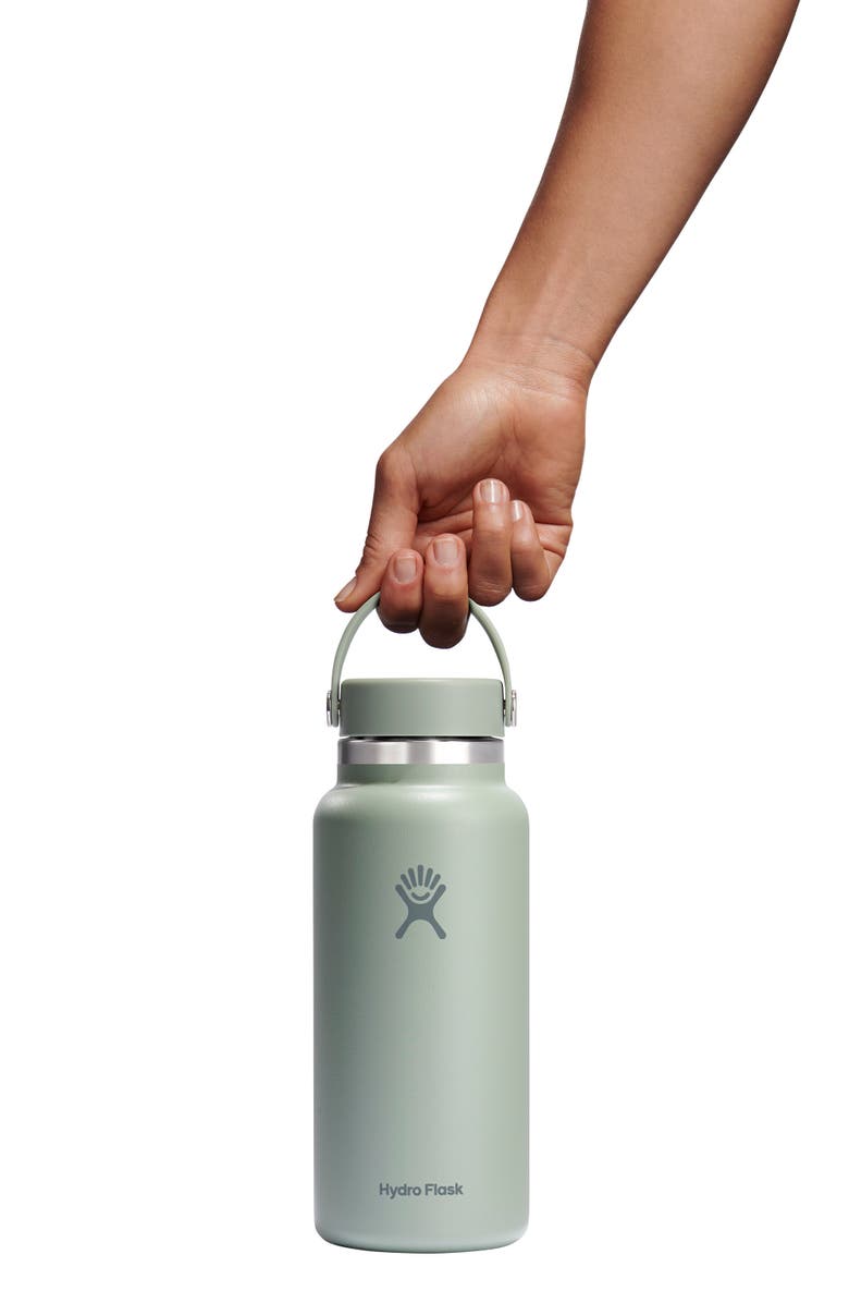 Hydro Flask 32-Ounce Wide Flex Cap Bottle, Alternate, color, Agave