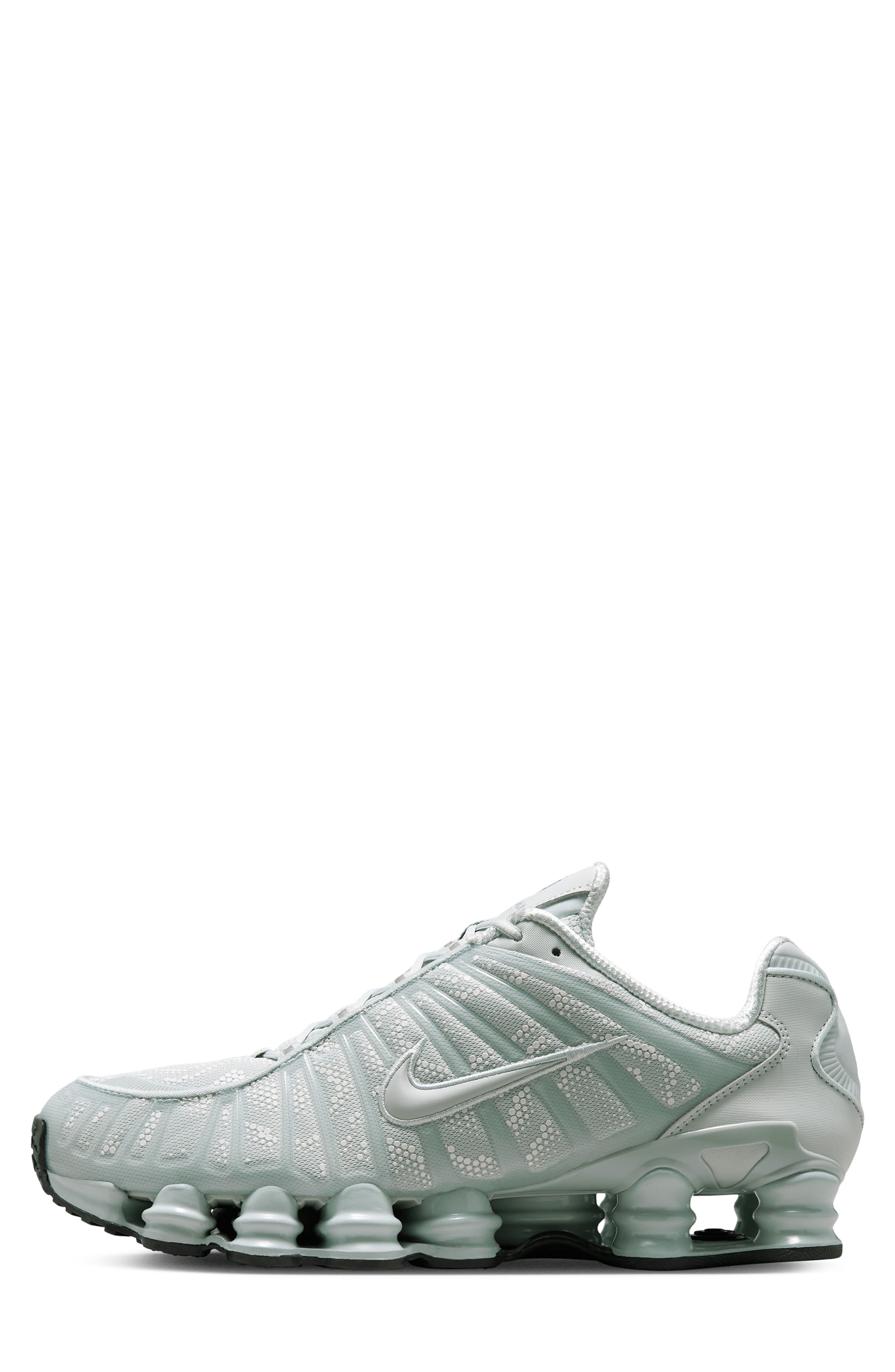 Shox TL Sneaker, Alternate, color, LIGHT SILVER/ NEWSPRINT