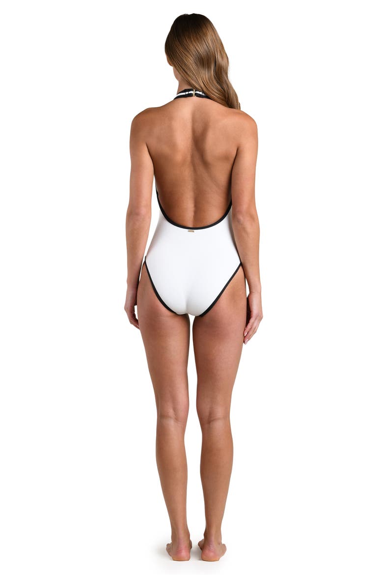 Breana One-Piece Swimsuit, Alternate, color, WHITE