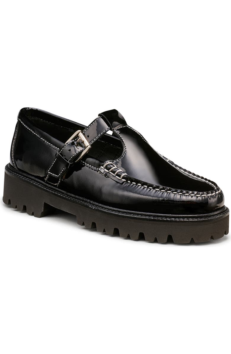 G.H.BASS Weejuns<sup>®</sup> Mary Jane Moc Toe Lug Sole Loafer, Main, color,