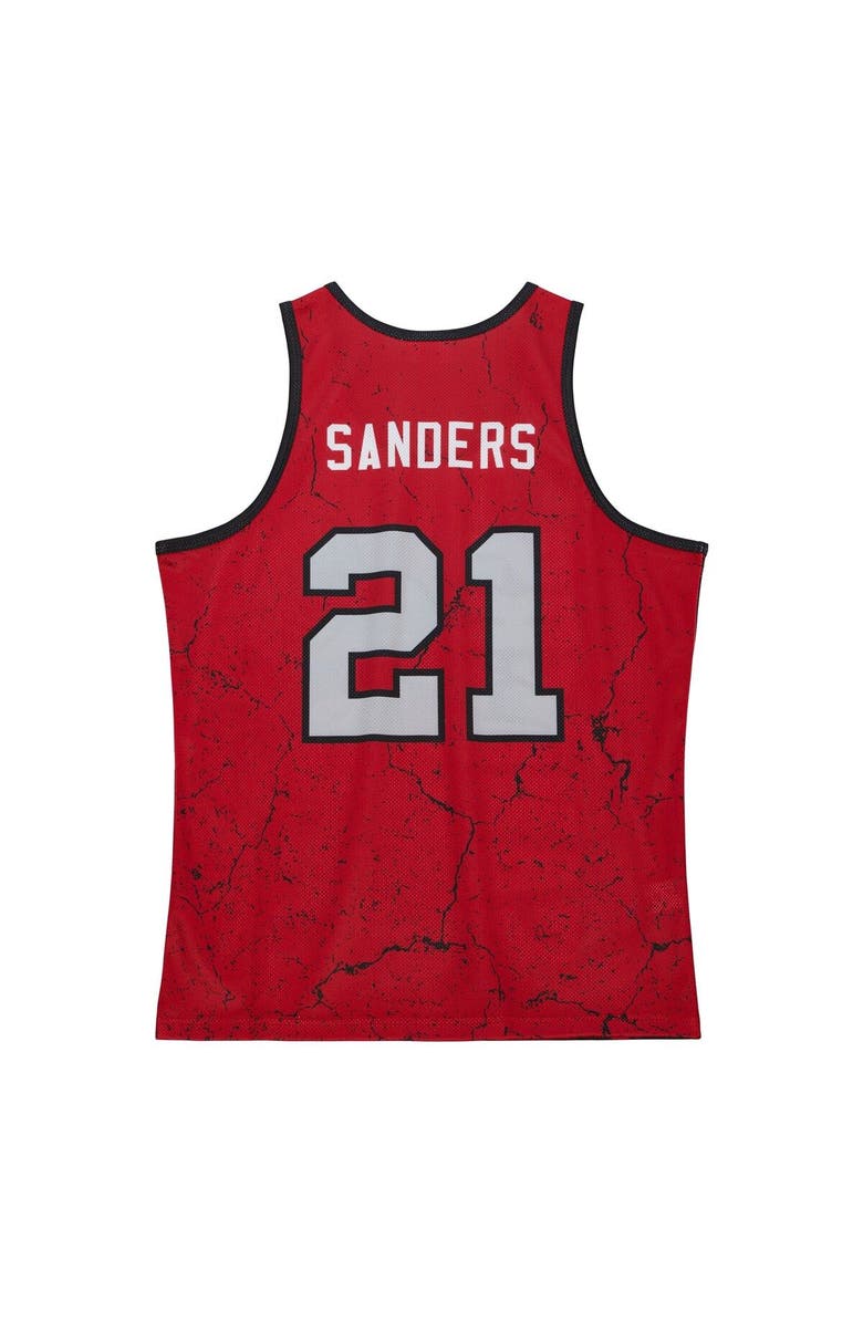 Mitchell & Ness Men's Mitchell & Ness Deion Sanders Red Atlanta Falcons 1989 Player Burst Tank Top, Alternate, color, Red