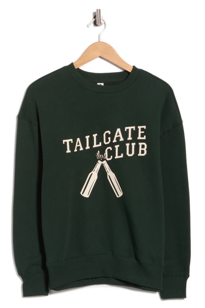 Fleece Feel Good Sweatshirt, Main, color, PINE GROVE