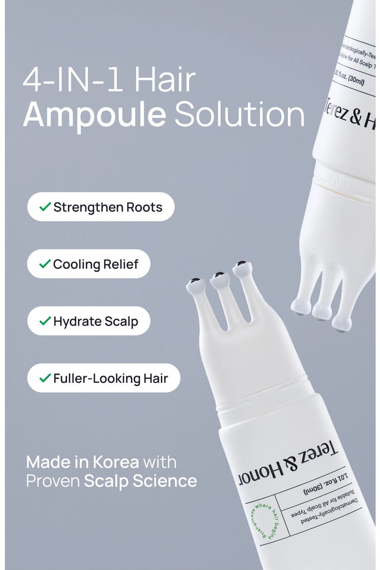 Strengthening Hair Ampoule, Alternate, color, Green
