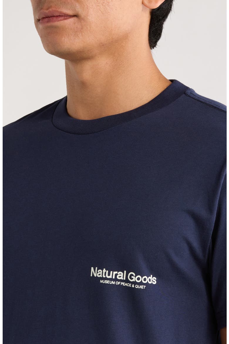 Natural Goods Graphic T-Shirt, Alternate, color, NAVY