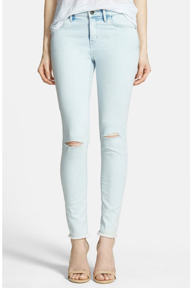 Treasure&Bond Ankle Skinny Jeans, Main, color, LUXE BLEACH DESTROY