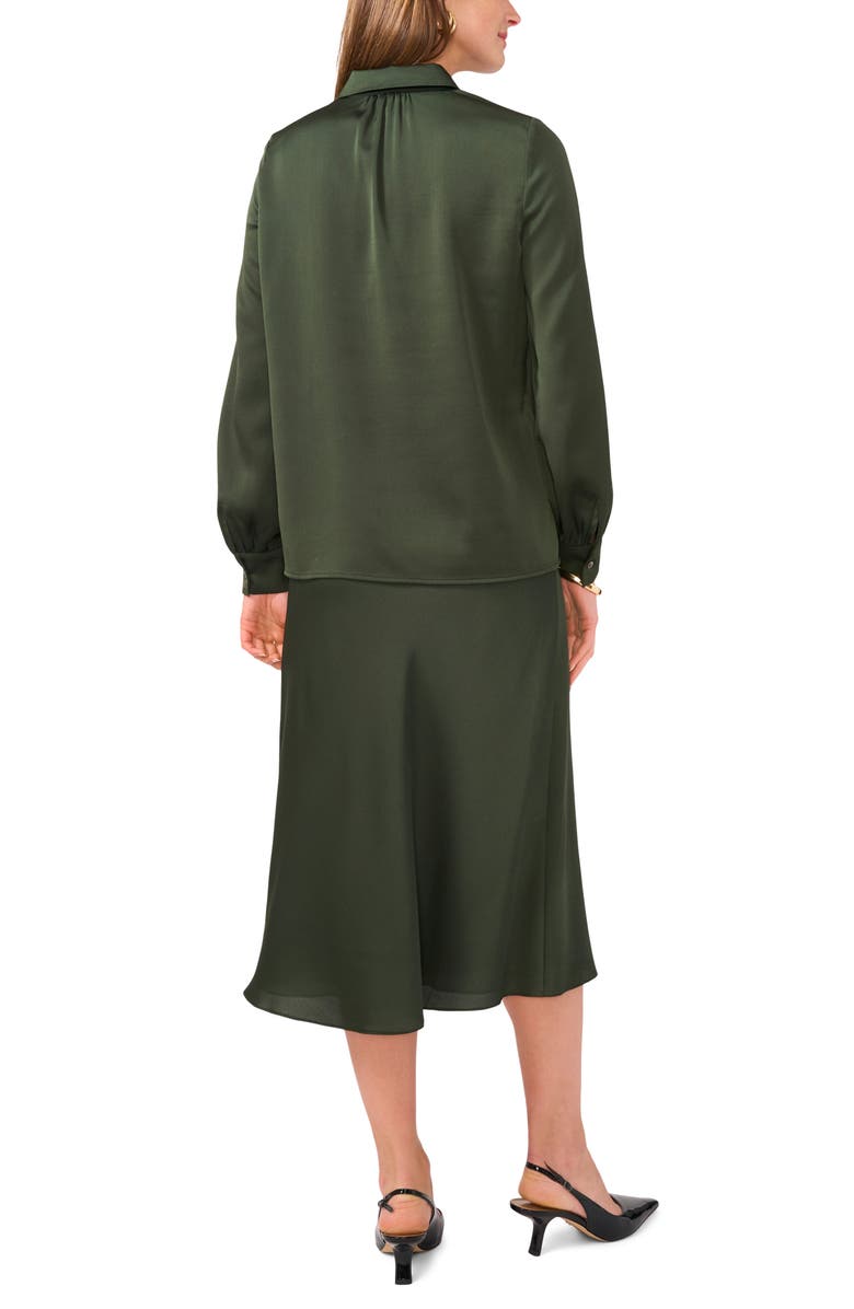 Vince Camuto Long Sleeve Satin Button-Up Shirt, Alternate, color, 