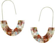 OLIVIA WELLES Tabby Multi-Color 76mm Hoop Earrings